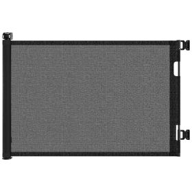 Retractable Baby Gate, Mesh Dog Gate for Doorways, Extends up to 76" Wide, 33" Tall Child Safety Gate for Doorways, Indoor & Outdoors, Stairs