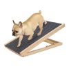 Dog Ramp for Bed, Extra Wide Excellent Traction, Pet Ramp for Small Dogs to Get on Couch Car, Non-Slip Rubber Surface, 17" Wide Hold up to 80lb