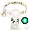 For AirTag Tracker Silicone Cover Small Daisy Pet Collar Dog Collar